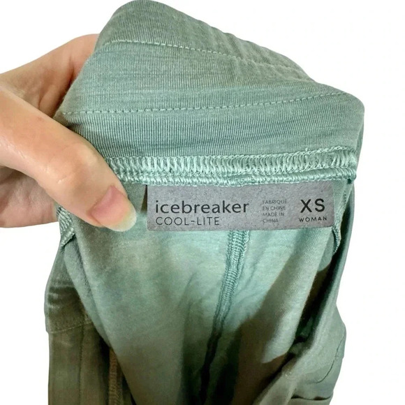 Icebreaker Cool Lite Merino Wool Yanni Skirt in Shale Green - Picture 8 of 12